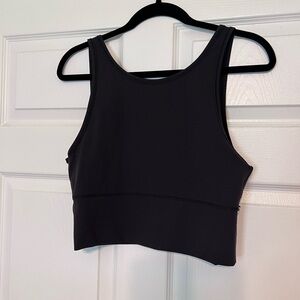 Lululemon workout top size 12 black woman reversible